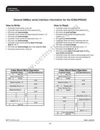 ICS9LPRS525AFLF Datasheet Page 13