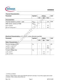 IDD09E60BUMA1 Datasheet Page 2