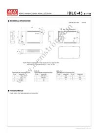 IDLC-45A-500 Datasheet Page 6