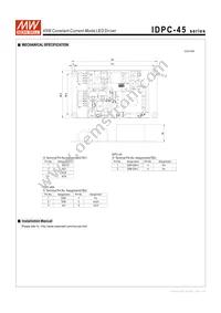 IDPC-45A-1050 Datasheet Page 6