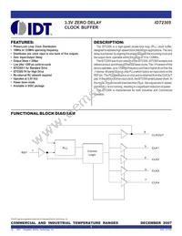 IDT2305-1HDCI8 Datasheet Cover