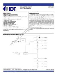 IDT2309-1HPGI8 Datasheet Cover