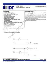 IDT49FCT805CTSO8 Cover