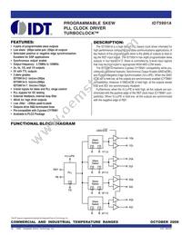 IDT5991A-7JGI8 Datasheet Cover