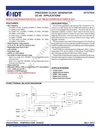 IDT5T929-30NLGI8 Datasheet Cover