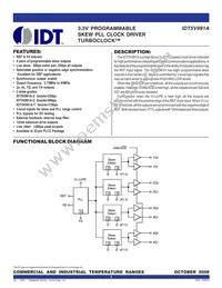 IDT5V991A-7JGI8 Datasheet Cover