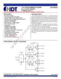 IDT5V993A-7QGI8 Datasheet Cover