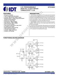 IDT5V9950PFI Datasheet Cover