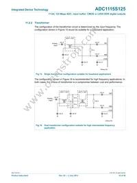 IDTADC1115S125HN-C18 Datasheet Page 16