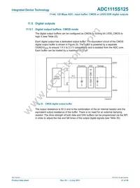 IDTADC1115S125HN-C18 Datasheet Page 21