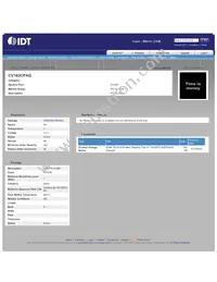 IDTCV163CPAG Datasheet Cover