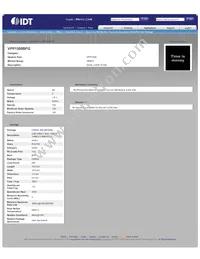 IDTVPP1500BFG Datasheet Cover