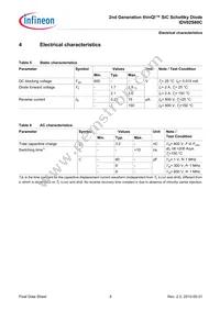 IDV02S60CXKSA1 Datasheet Page 5