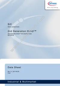 IDY15S120XKSA1 Datasheet Cover