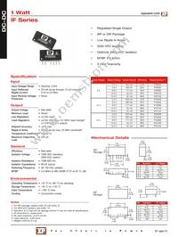 IF2415S Datasheet Cover