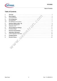 IFX1054GXUMA1 Datasheet Page 2