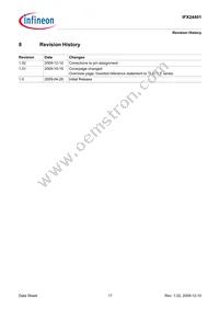 IFX24401ELV50XUMA1 Datasheet Page 17