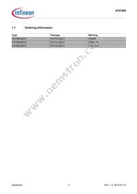 IFX7805ABTSAKSA1 Datasheet Page 3
