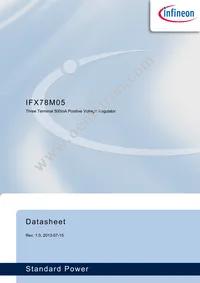 IFX78M05ABTFATMA1 Datasheet Cover