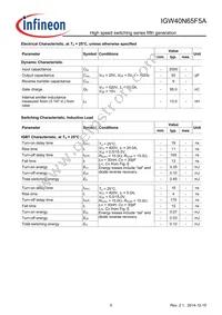 IGW40N65F5AXKSA1 Datasheet Page 5