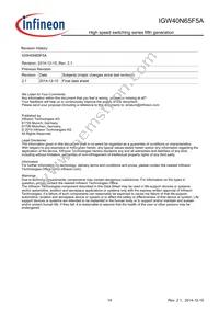 IGW40N65F5AXKSA1 Datasheet Page 14