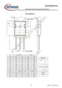 IGW50N65F5AXKSA1 Datasheet Page 12