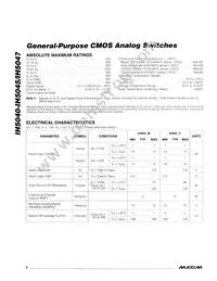 IH5043C/D Datasheet Page 2