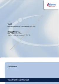 IHD06N60RA Datasheet Cover