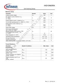 IHD10N60RA Datasheet Page 4