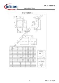 IHD10N60RA Datasheet Page 13