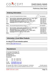 IHD660 Datasheet Page 13
