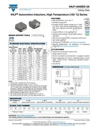 IHLP4040EDER8R2M5A Datasheet Cover