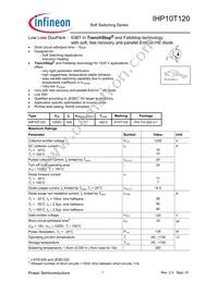 IHP10T120 Datasheet Cover