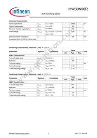 IHW30N90R Datasheet Page 3