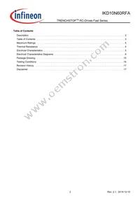 IKD10N60RFAATMA1 Datasheet Page 3