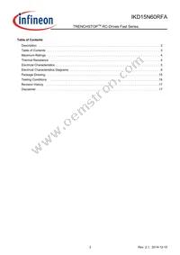 IKD15N60RFAATMA1 Datasheet Page 3