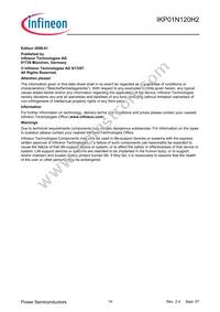 IKP01N120H2XKSA1 Datasheet Page 14