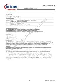 IKQ100N60TAXKSA1 Datasheet Page 16