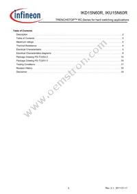 IKU15N60RBKMA1 Datasheet Page 3