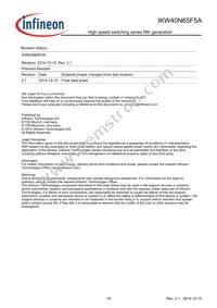 IKW40N65F5AXKSA1 Datasheet Page 16