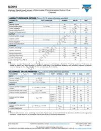 ILD610-2X007T Datasheet Page 2