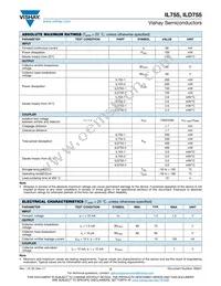 ILD755-1X017 Datasheet Page 2
