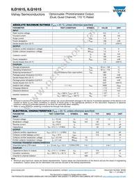 ILQ1615-4 Datasheet Page 2