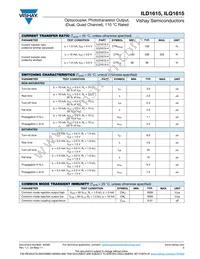 ILQ1615-4 Datasheet Page 3