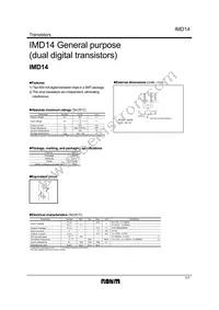 IMD14T108 Datasheet Cover