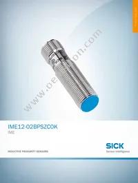 IME12-02BPSZC0K Datasheet Cover