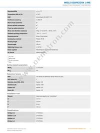 IME12-02BPSZC0K Datasheet Page 3