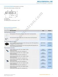 IME12-02BPSZC0K Datasheet Page 5