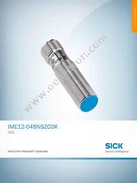 IME12-04BNSZC0K Datasheet Cover