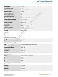 IME12-04BPOZC0S Datasheet Page 3